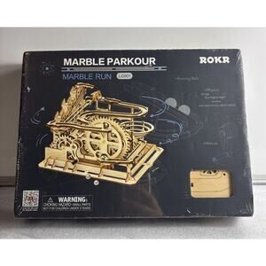 New ROKR Marble Parkour Marble Run LG501 Wood Robotime SEALED